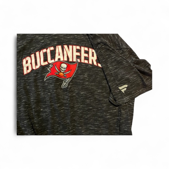 Fanatics Buccaneers Black Heather T-Shirt Tom Brady #12 Jersey MENS LARGE- NWOT - Picture 4 of 6